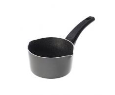 ALLUFLON Tradition Italie Casserole, Aluminium, Noir, 14 cm