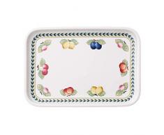 Villeroy & Boch French Garden Plat de service, 32x22 cm, Porcelaine Premium, Blanc/Multicolore