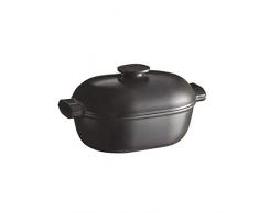 Emile Henry, EH779565 Cocotte Ovale Delight CÃ©ramique Induction, 4.5 litres, Noire
