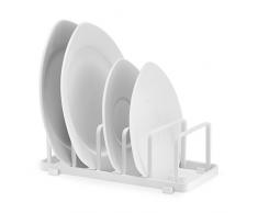 Zeller Ãgouttoir à Vaisselle en métal Blanc