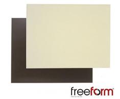 FreeForm Duo Set de Table rectangulaire en Similicuir Chocolat/crÃ¨me Taille Unique