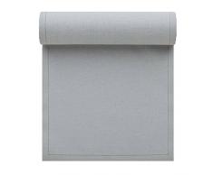 Serviette de table en coton 32x32cm - Rouleau de 12 serviettes - Gris Perle