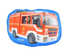 PLAYMOBIL United Labels City Action Coussin pour Enfant garçon Motif Pompiers Env. 26 x 33 x 5 cm.
