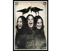 Ozzy Osbourne - Crow - Poster Drapeau - 100% Polyester - Dimensions 75 x 110 cm