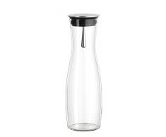 Bohemia Cristal 093 006 Carafe en Verre « Viva » avec Bec verseur Pratique 1 250 ML Acier Inoxydable