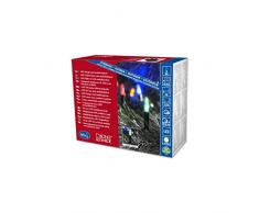 Konstsmide 6021-500 Mini Guirlande dEclairage ExtÃ©rieur 80 LEDs 24 V Multicolore CÃ¢ble Vert