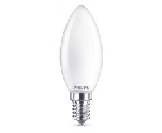 Philips ampoule LED Flamme E14 22W Equivalent 25W Verre Blanc chaud