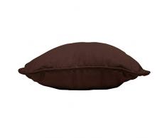 coton dintÃ©rieur coussin 40x40cm coton panama choco