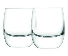 LSA International Barre de Verre à Whisky 275 ML Clair X 2, Lot de 2