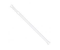 Riel Chyc 5431410 Tringle de Rideau Extensible autobloquante Blanc 12 mm x 91-143 cm