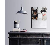 Bonamaison DÃ©coration Murale Impression sur Toile, Dimensions: 50 x 70 Cm - ConÃ§u et fabriquÃ© en Turquie