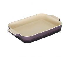 Le Creuset, Plat Rectangulaire en CÃ©ramique, 17 x 26 cm, Pour 4 Portions, Violet