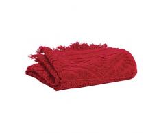 Vivaraise - Drap de Douche - Drap de Douche trÃ¨s Absorbant - Serviette de Douche - Drap de Douche 100% Coton - Drap de Douche Doux - 70 x 140 - Rouge - Zoe