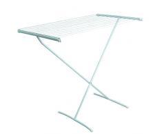 MSV 130030 Etendoir 10m de Acier en Blanc, 83x81x55 cm
