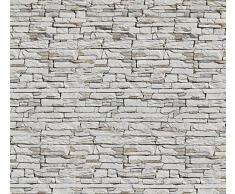 Papier Peint déco poster MUR EN PIERRES SÃCHES 3 x 2,70 m | Déco et photo murale XXL Qualité HD Scenolia