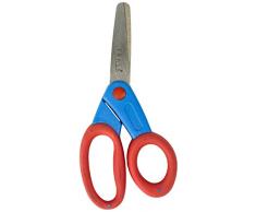 Tonic Studios 119e Ciseaux Enfant Bouts Ronds PoignÃ©e Kushgrip Bleu/Rouge