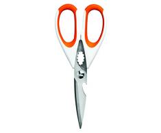 Premier Housewares 0806885 Zing Ciseau Multifonction + Gaine de Protection PolypropylÃ¨ne/Acier Inoxydable Orange/Blanc
