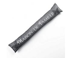 douceur dintérieur bas de porte 85x15cm polyester familia