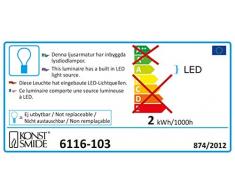 Konstsmide 6116-103 Rideau Lumineux à LED, Acrylique, 0.3 W, Blanc