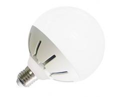 VoltNext Ampoule LED ronde G80, grand culot E27 Puissance : 15 W 95X127mm Blanc chaud