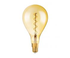 Osram Vintage Edition 1906 Ampoule LED à Filament Spirale - Culot E27 - Forme Spéciale Standard 160mm Big Shape Or Ambrée - Blanc Chaud 2000K - 5W (Équivalent 28W)