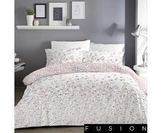 Fusion Ombre Leopard Parure de lit Facile dentretien, Rose poudrÃ©, Double