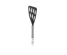 GP&Me 8018 Spatule perforée, INOX/Nylon, Argent/Noir, 32,3cm