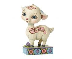 Jim Shore 4051402 Suspension Mini Mouton Figurine Multicolore 8,5 cm