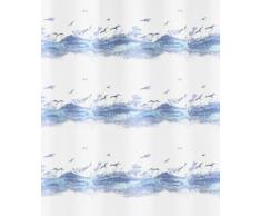 Kleine Wolke 0856733305 Seaside Rideau de Douche Bleu 180 x 200 cm