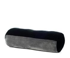 Gözze Coussin Rouleau, avec étoiles, 70 x 22 cm, Polyester, Noir, 70 x 22 x 22 cm