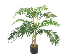 Leaf Pot de Fleurs Artificiel Areca 90 cm