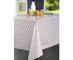 Calitex PETALE Nappe en Toile CirÃ©e Rectangulaire PVC Multicolore 200 x 140 cm