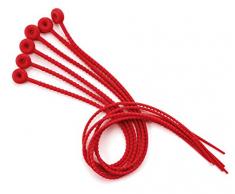 Lacor 60448 Cuisine Silicone (x6 Lacets), Rouge, 54 cm