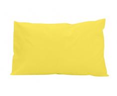 Soleil dOcre 554824 Taie dOreiller AmÃÂÃÂ©ricaine Coton 57 Fils Jaune 75 x 50 cm