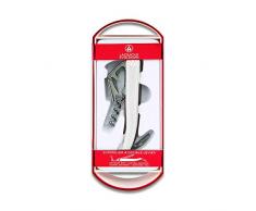 Laguiole Ãvolution - Couteau sommelier - Manche ergonomique en ABS design AcidulÃ© blanc - Couteau multifonction en acier inoxydable - Couteau dÃ©capsuleur et tire-bouchon - Ouvre-bouteille