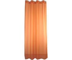 Linder 1013/37/375AB Uni Rideau à Åillets Polyester Orange 145 x 240 cm