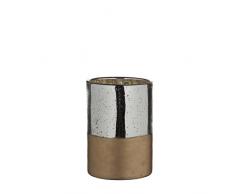 Casa Vivante Ilse Photophore, Verre, Champagne, 18Â x 18Â x 12Â cm