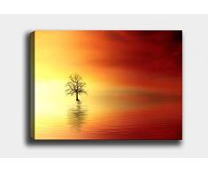 Bonamaison Peinture sur toile, multicolore, 30 x 40 cm - ConÃ§u et fabriquÃ© en Turquie