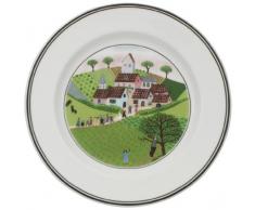 Villeroy & Boch Design Naif Assiette à pain Mariage, 17 cm, Porcelaine Premium, Blanc/Multicolore