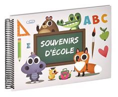 emotion 721757 Album Photo ABC Souvenir dÃ©cole, Papier, Multicolore, 2,5 x 34,6 x 24,5 cm