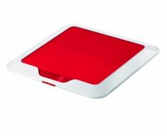 Guzzini 16850065 Balance de Cuisine Electronique Slim Rouge Transparent 2 x 23 x 23 cm
