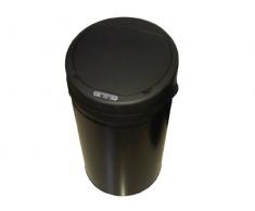 Selekta 0540-509 Poubelle Sensor Ronde 42 Noir Mat