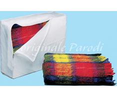 Parodi & Parodi penderie Sauve Couvertures Housse Respirante avec Fermeture éclair, Polypropylène, Blanc, 17 x 25 x 1 cm