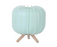 Lampe de chevet Klara, lampe décorative polypropilène, 40 W, vert, ø 21 x H 20 cm