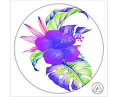 Homedecor. Maison The Red Widow DIY adhÃ©sif Cercles Murale sur Toile, tissÃ© Polyester, Medium, 47Â x 47Â cm, Tissu, Multi/Couleur, 47Â x 47Â x 47Â cm