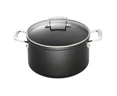 Le Creuset Faitout en aluminium forgÃ© avec couvercle verre, 28 cm
