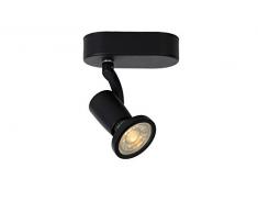 Lucide JASTER-LED - Spot Plafond - LED - GU10 - 1x5W 2700K - Noir
