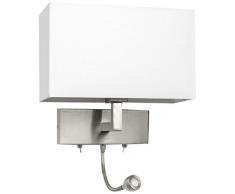 Mathias 3311812 Applique Pallas Blanc L27 H40, MÃ©tal, E14, 28 W