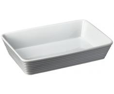 Küchenprofi 07 5011 82 30 Burgund Plat de cuisson Porcelaine Blanc 30 x 15 x 10 cm