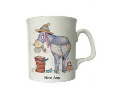 The Compost Heap Tasse en Porcelaine Anglaise Nice Ass